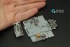 Quinta Studio QD32197 P-47D Thunderbolt Bubbletop Early 3D-Printed coloured Interior on decal paper (Hasegawa) 1/32